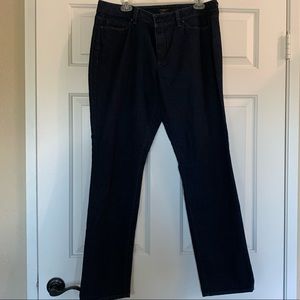Ann Taylor Dark Wash Straight Denim Jeans
